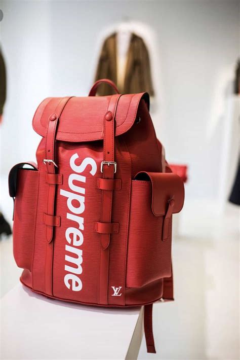 supreme x louis vuitton shoulder bag fake|supreme x louis vuitton backpack.